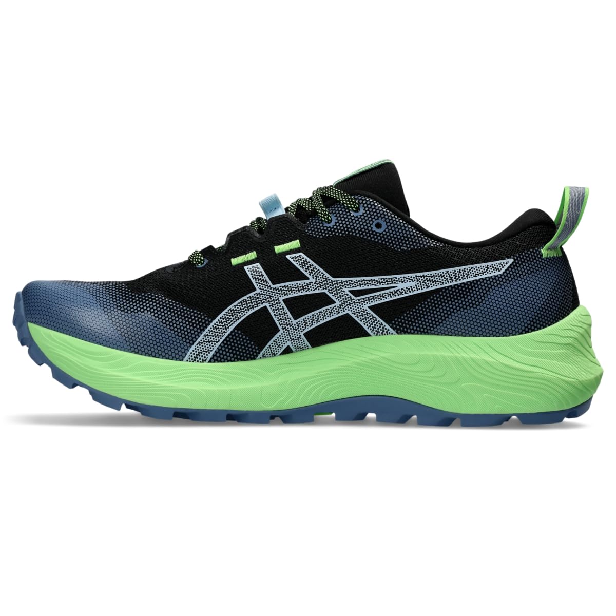 ASICS Men's Gel-Trabuco 12 Running Shoe, 7.5, Black/Light Blue - alternate product view 4