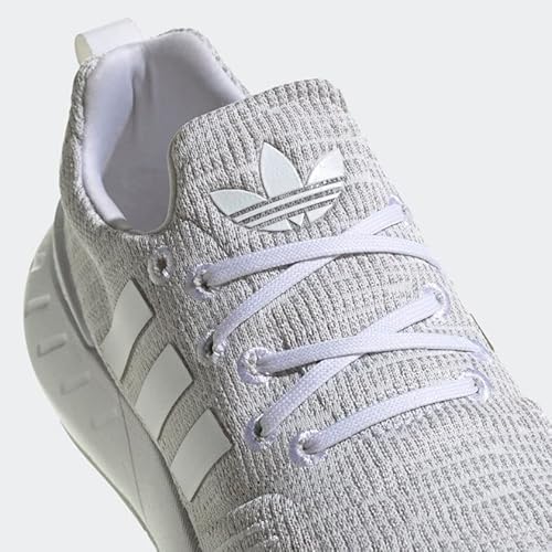 adidas Originals Swift Run 22 Skate Shoe, White/Grey/Black, 6 US Unisex Big Kid