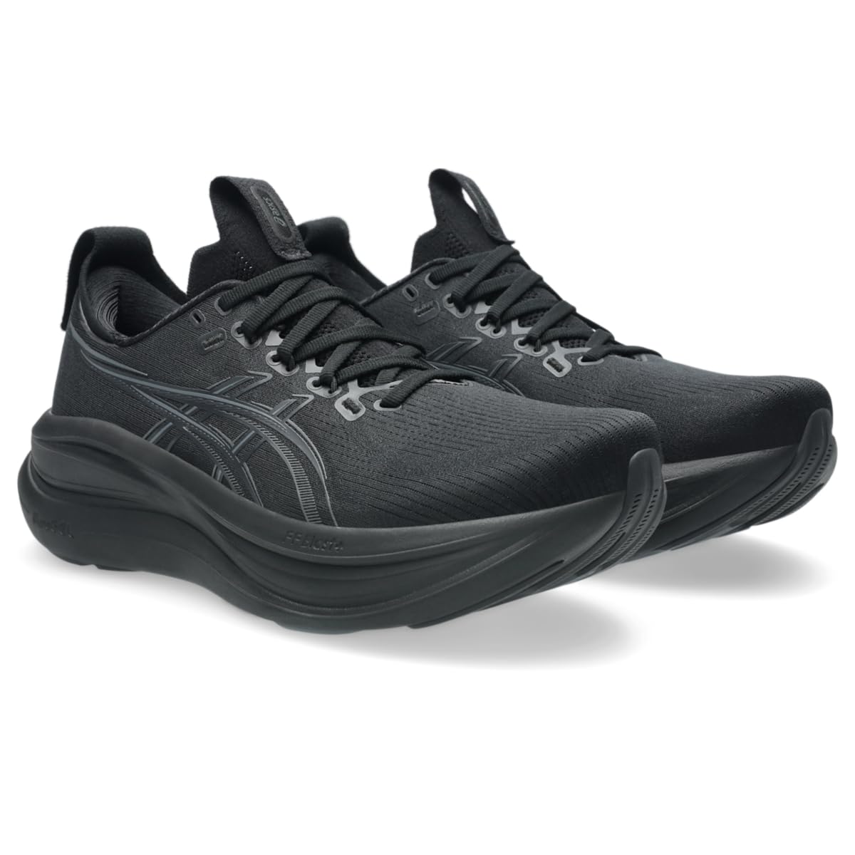 ASICS Men's Gel-Nimbus 28 Running Shoes, 10.5, Black/Graphite Grey