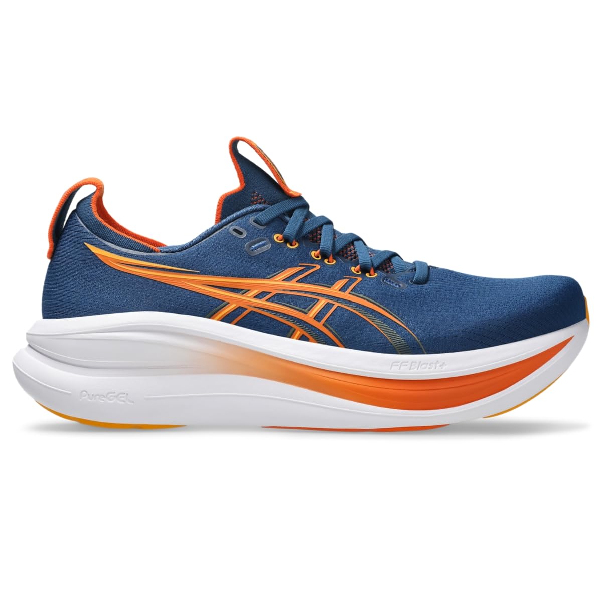 ASICS Men's Gel-Nimbus 28 Running Shoes, 10.5, Twilight Blue/ANZU - alternate product view 8