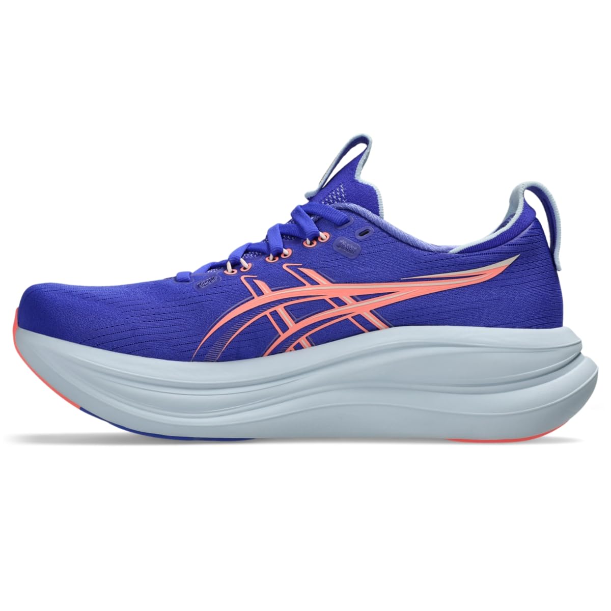 ASICS Women's Gel-Nimbus 28 Running Shoes, 5.5, Cobalt Burst/Sun Coral