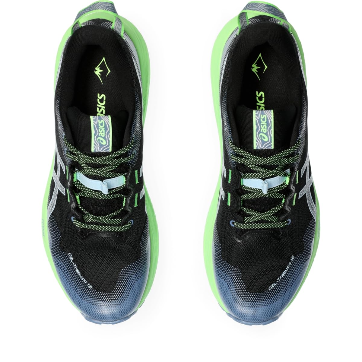 ASICS Men's Gel-Trabuco 12 Running Shoe, 7.5, Black/Light Blue - alternate product view 6