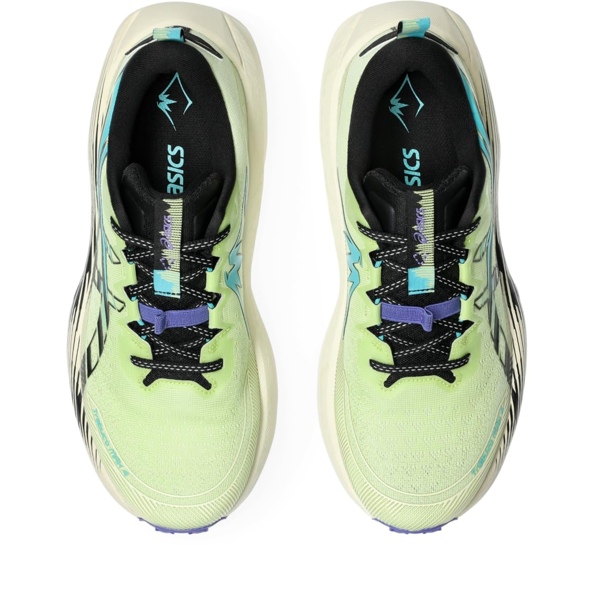ASICS Men's Trabuco Max 4 Running Shoes, 10, Lime Green/Black