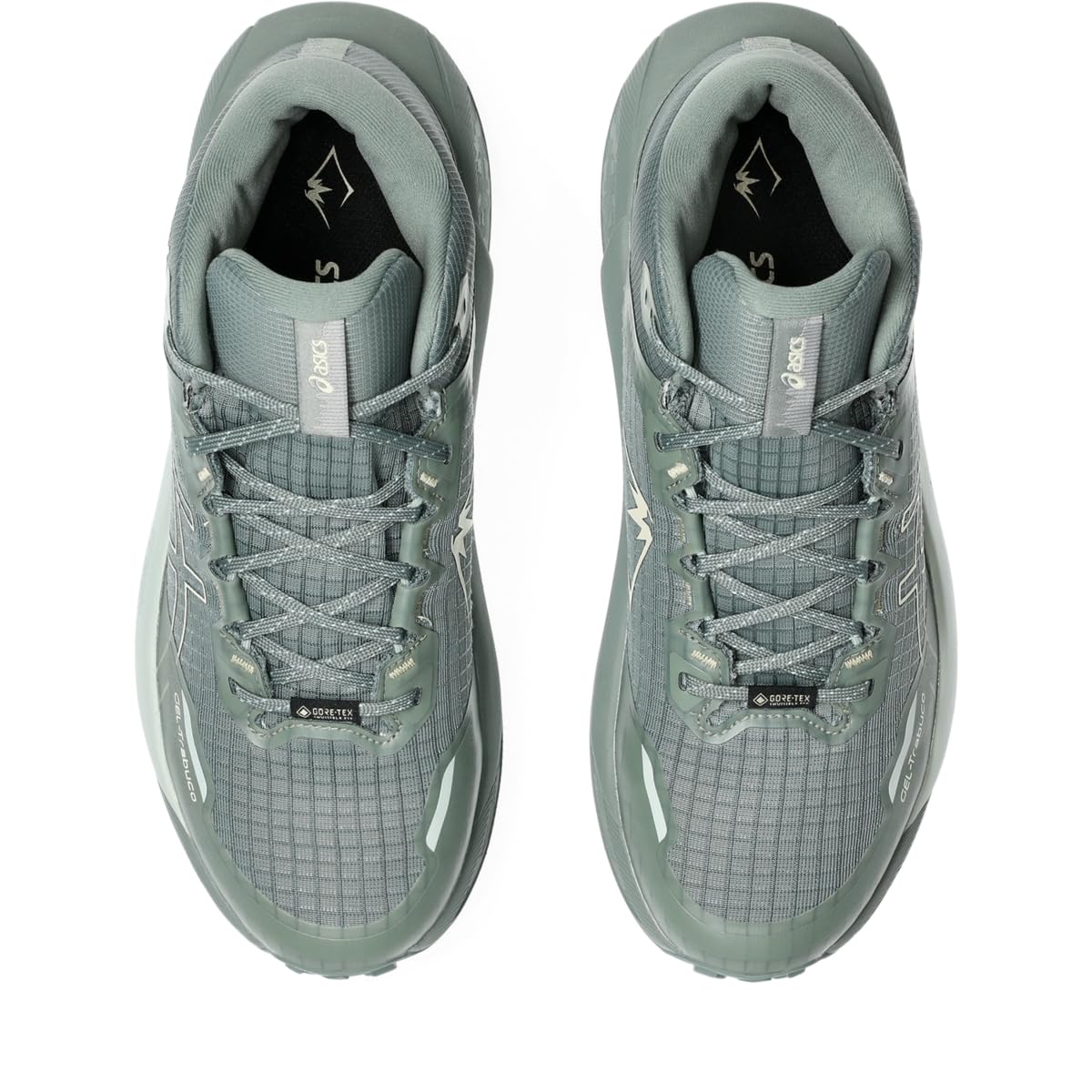 ASICS Men's Gel-Trabuco MT GTX Trail Running Shoes, 12, Monument Blue/Vanilla
