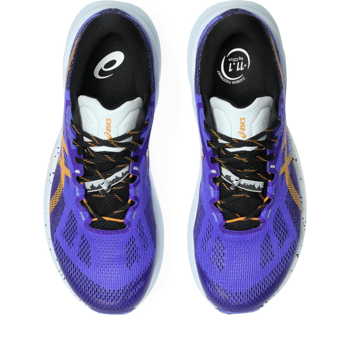 ASICS Men's Trabuco 14 Trail Running Shoes, 9.5, Cobalt Burst/Sandstorm