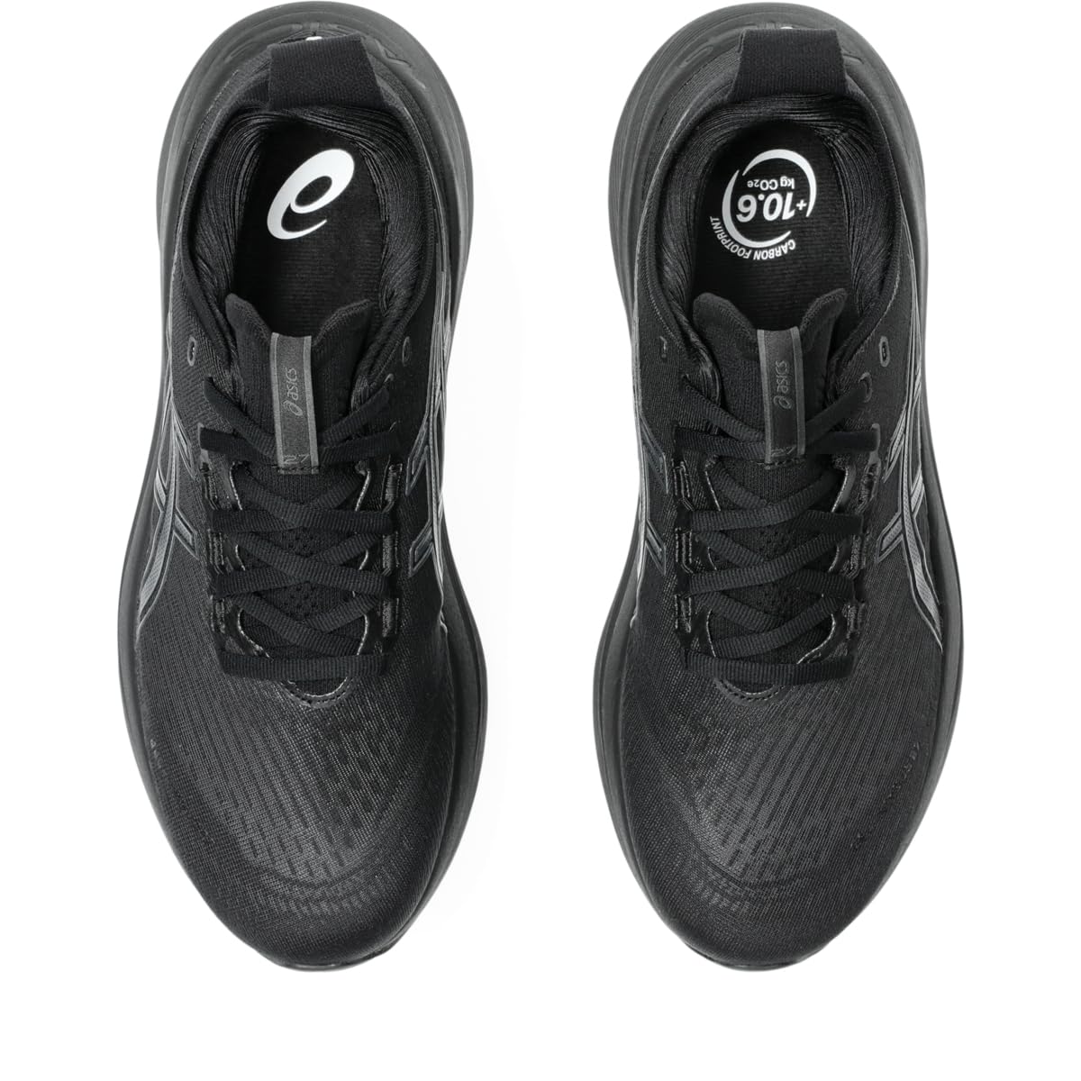 ASICS Men's Gel-Nimbus 27 Running Shoes, 9.5, Black/Graphite Grey