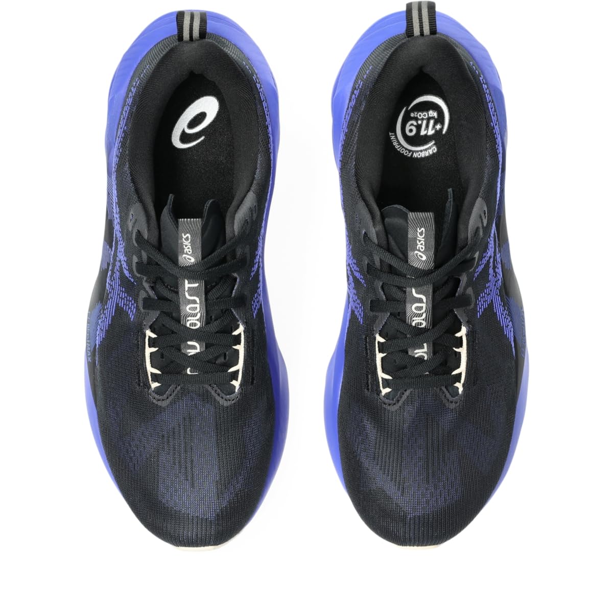ASICS Men's NOVABLAST 5 Running Shoes, 10.5, Black/Cobalt Burst - alternate product view 6