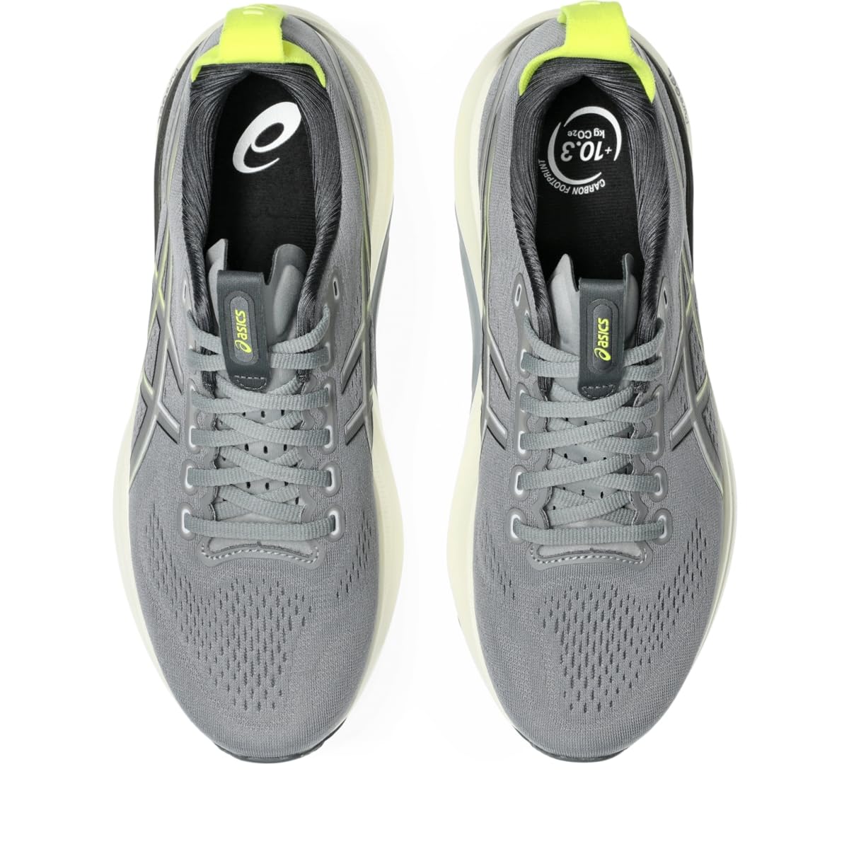ASICS Men's Gel.Kayano 32 Running Shoes, 11.5, Gravel/Citron