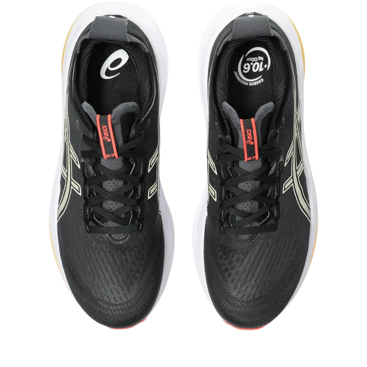 ASICS Men's Gel-Nimbus 27 Running Shoe, 10.5, Black/Khaki