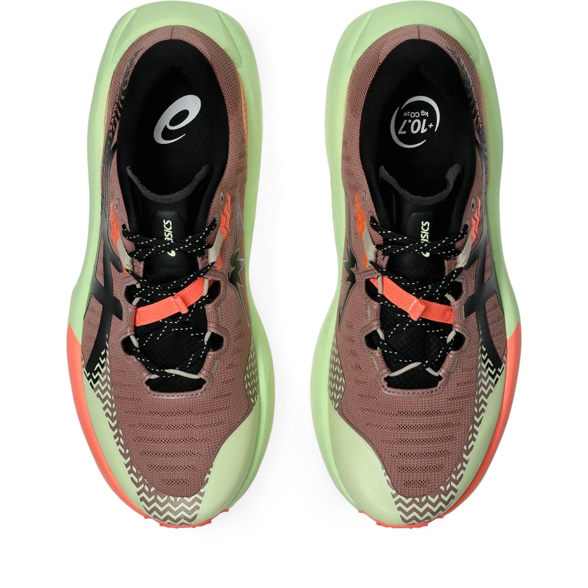 ASICS Men's Trabuco MAX 5 Running Shoes, 10.5, UMEBOSHI/Black - alternate product view 6