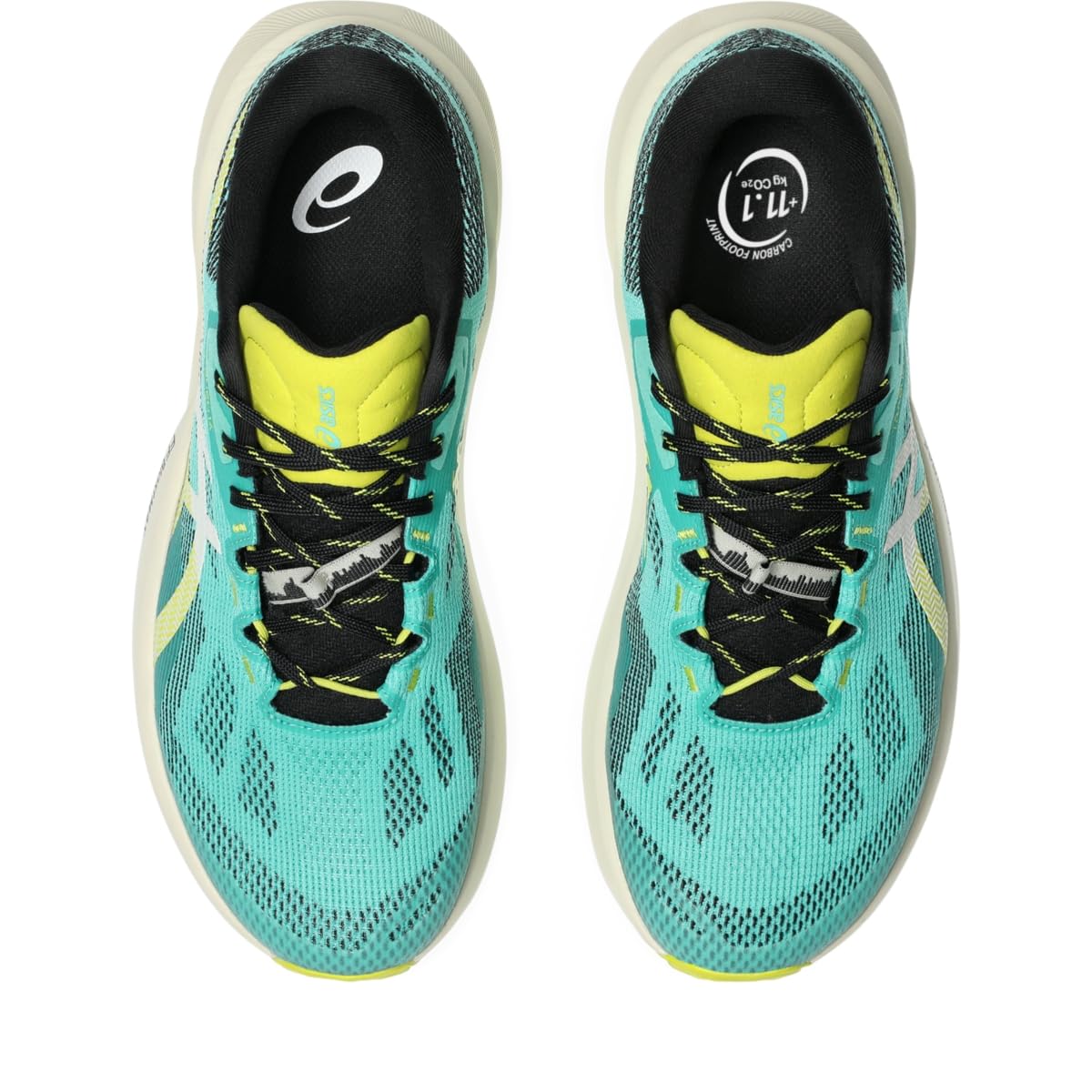 ASICS Men's Trabuco 14 Trail Running Shoes, 9.5, Aurora Green/Light DUST