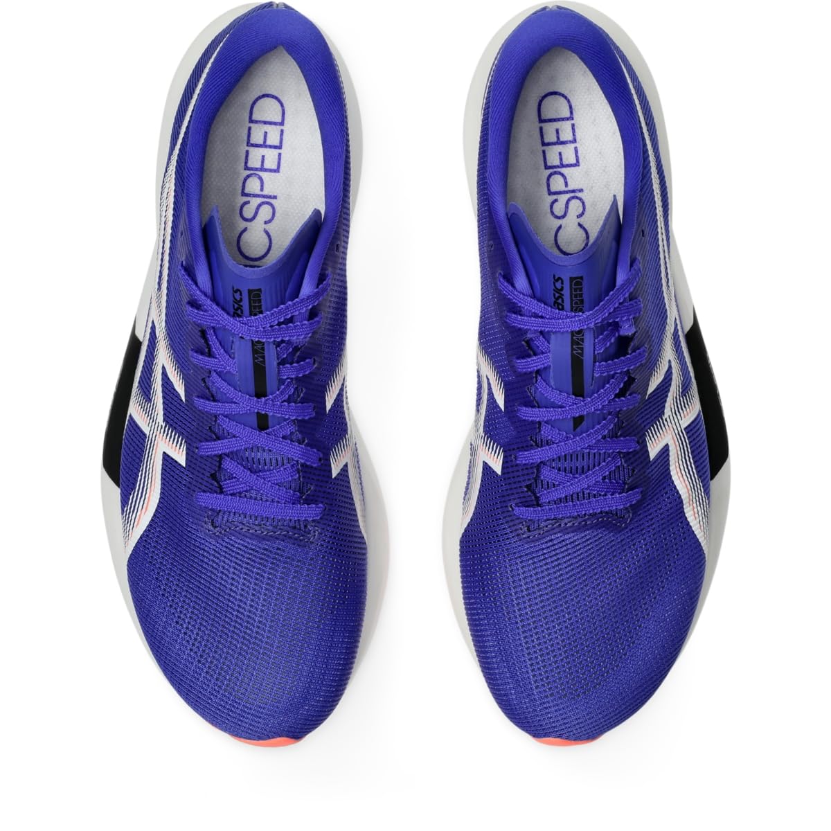 ASICS Unisex Magic Speed 5 Running Shoes, 10.5M / 12W, Cobalt Burst/White