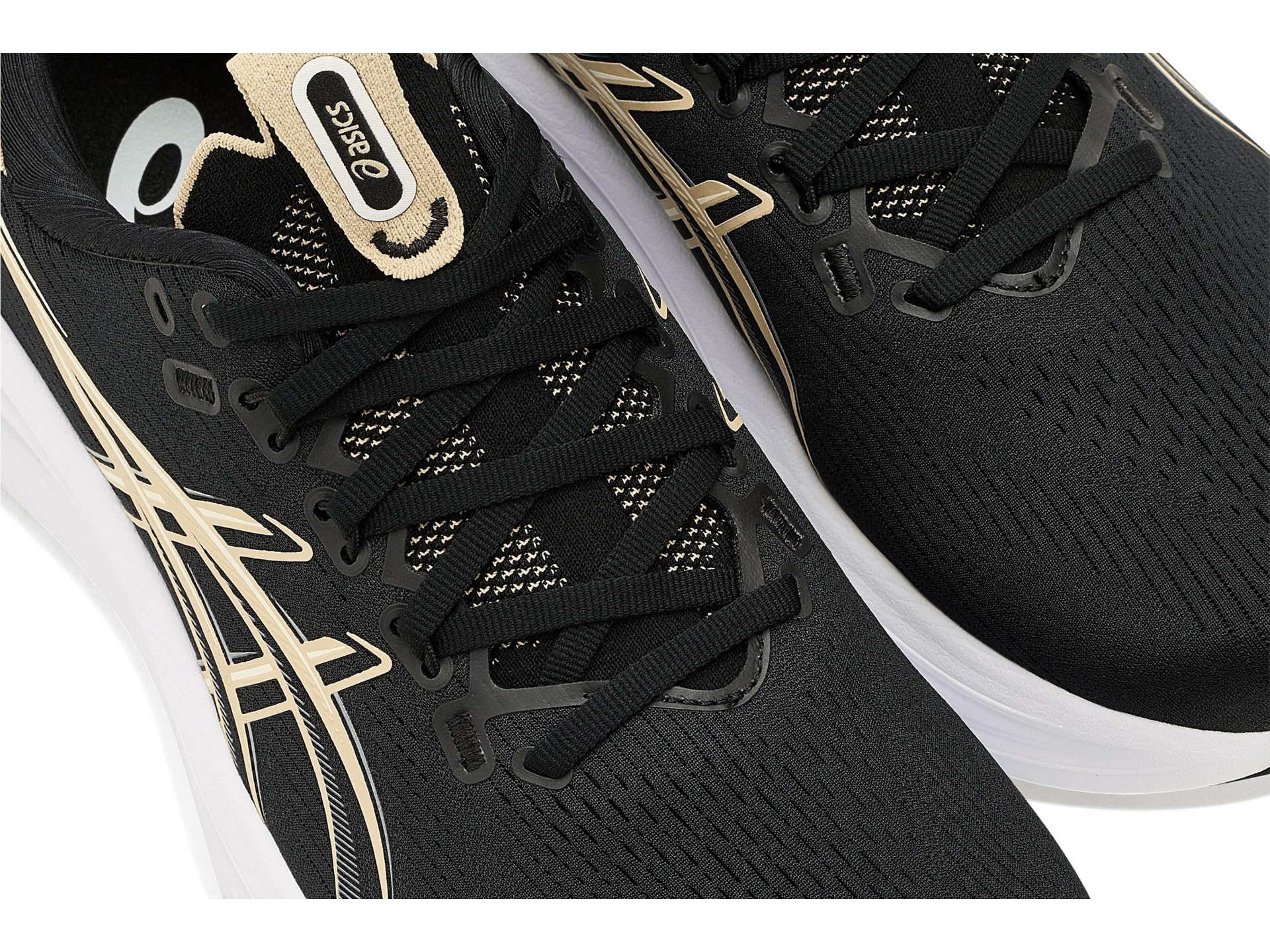 ASICS Men's Gel-Nimbus 28 Running Shoes, 10.5, Black/Feather Grey - alternate product view 2